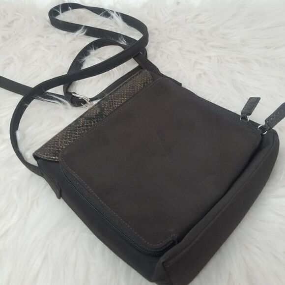 HILLARD and HANSON FAUX SNAKESKIN CROSSBODY - Picture 9 of 16